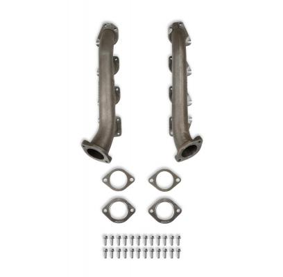 Gen III Hemi Swap Exhaust Manifolds Gen III Hemi Swap Exhaust Manifolds With 2.5-Inch Outlets Natural Cast Finish Hooker BlackHeart