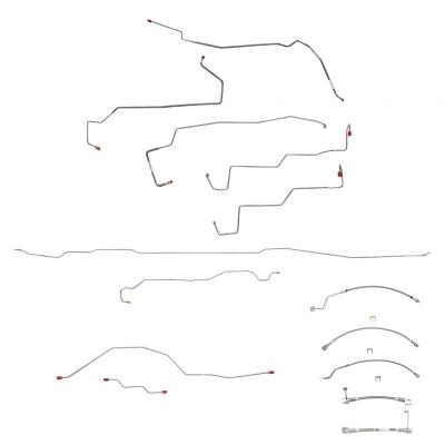 99-01 F-250 / F-350 Superduty, 4wd, Awabs, Reg Cab / Long Bed Or Ext Cab / Short Bed, Non Dually W / O Staggered Rear Shocks W / Gas Engine Complete Brake Line &amp; Hose Kit Stainless Fine Lines