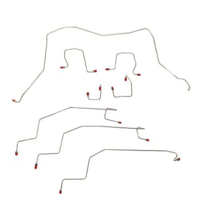 Complete Brake Line &amp; Hose Kit For 01-02 Ram 2500 4WD Automatic Trans 4WD Disc Reg Cab/Long Bed Stainless Fine Lines