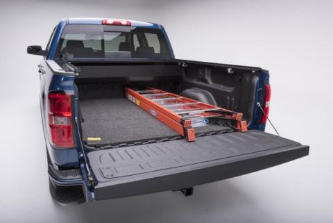 Bedmat For Spray-In Or No Bed Liner 07-18 Silverado/Sierra 5'8 inch Bed 3/4 Inch Thick For Use w/Spray On Bed Liner And Non Liner Applications Charcoal BedRug