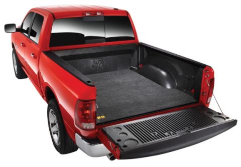 Bedmat For Drop-In 05-21 Nissan Frontier 6' Bed 1/2 Inch Thick Installs Over Existing Plastic Drop In Bed Liner Charcoal BedRug