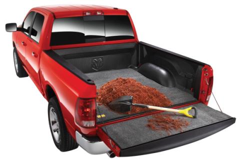 Bedmat For Drop-In 09-14 Ford F-150 5'6 inch Bed 1/2 Inch Thick Installs Over Existing Plastic Drop In Bed Liner Charcoal BedRug
