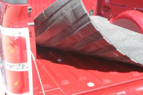 Bedmat For Spray-In Or No Bedliner 2019-2023 Ford Ranger 6' Bed Truck Bed Mat 1/2 Inch Thick Installs Over Existing Plastic Drop In Bed Liner Bedmat Charcoal BedRug