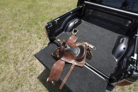 Bedmat For Spray-In Or No Bed Liner 09-18 (19-23 Classic) Ram 5'7 inch Bed W/ Rambox 3/4 Inch Thick For Use w/Spray On Bed Liner And Non Liner Applications w/Bed Rail Storage Charcoal BedRug