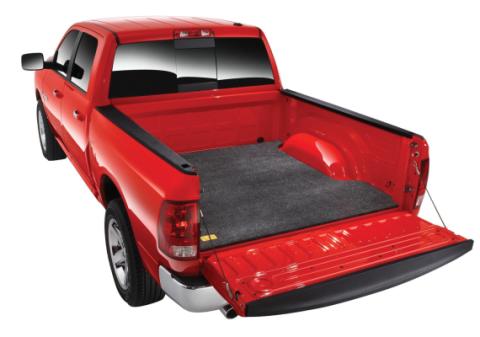 Bedmat For Spray-In Or No Bed Liner 09-18 (19-23 Classic) Ram 5'7 inch Bed W/ Rambox 3/4 Inch Thick For Use w/Spray On Bed Liner And Non Liner Applications w/Bed Rail Storage Charcoal BedRug