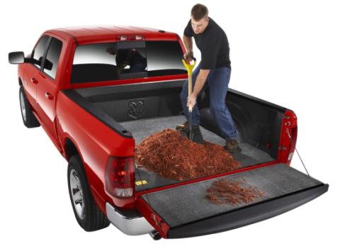 Bedmat For Drop-In 07-21 Toyota Tundra 5'6 inch Bed 1/2 Inch Thick Installs Over Existing Plastic Drop In Bed Liner Charcoal BedRug