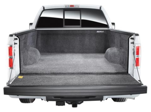 08-16 Ford Superduty 8.0' Long Bed With Factory Step Gate Complete Truck Bed Liner 3/4 Inch Thick Floor 1/4 Inch Thick Side Walls Incl. Bulkhead And Tailgate w/Tailgate Step Charcoal BedRug