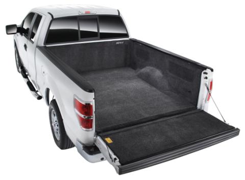 09-14 Ford F-150 5.5' Bed With Factory Step Gate Complete Truck Bed Liner 3/4 Inch Thick Floor 1/4 Inch Thick Side Walls Incl. Bulkhead And Tailgate w/Tailgate Step Charcoal BedRug