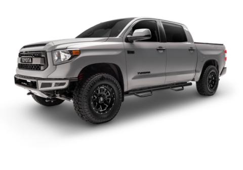 Nerf Step Bar Wheel-to-Wheel (2 Steps per Side) 2015-2019 Chevy Tahoe/GMC Yukon Gloss Black NFab