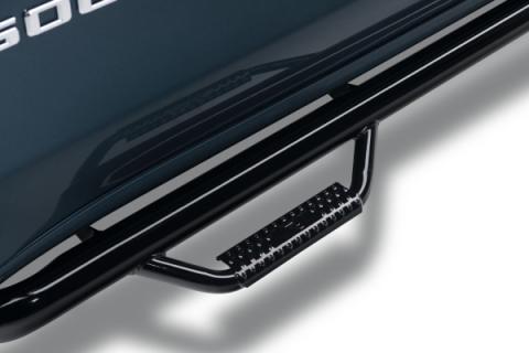 Nerf Step Bar Cab Length (2 Step per Side) 2019 (New Body Style)-2025 Chevy Silverado/GMC Sierra 1500/2020-2025 2500 HD/3500 HD Double Cab Gloss Black NFab