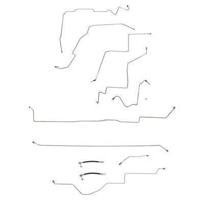 02-05 Dodge RAM 1500 4wd, Rwabs, Quad Cab / Short Bed Complete Brake Line Kit Stainless Fine Lines