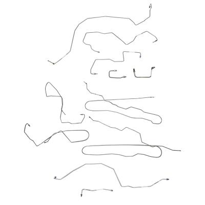 2011-15 Ford F-350, W / Crew Cab And Long Bed, Traction Control Complete Brake Line Kit Steel Fine Lines