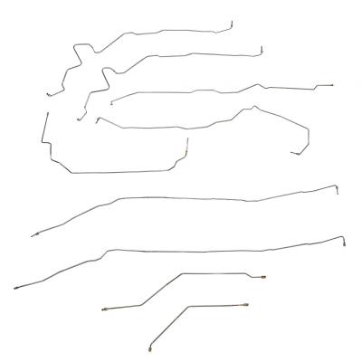 11-14 Chevy Silverado 2500 Hd / GMC Sierra 2500 Hd 6.0l, 4wd, Reg. Cab W / Long Bed Complete Brake Line Kit Stainless Fine Lines