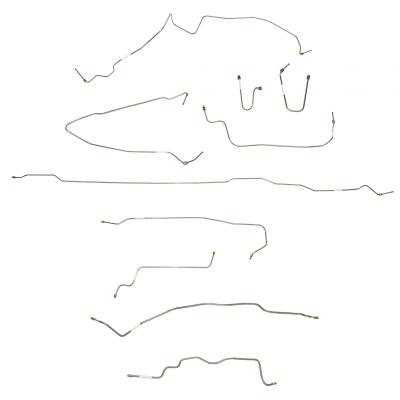95-99 GMC / Chevy Suburban 2500, 2wd, 7.4l Complete Brake Line Kit Steel Fine Lines
