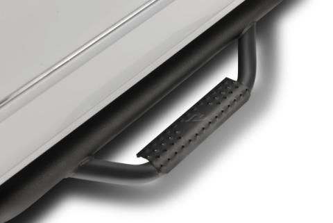 Nerf Step Bar Wheel-to-Wheel with Bed Access (3 Steps per Side) 2015-2018 (2019-2024 Classic) Ram 5 Foot 7 Inch Bed Crew Cab Textured Black NFab
