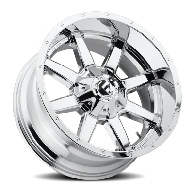 Aluminum Wheels 22X10 Maverick D536 8 On 170 Chrome 125.1 Bore 10 Offset Fuel Off Road Wheels