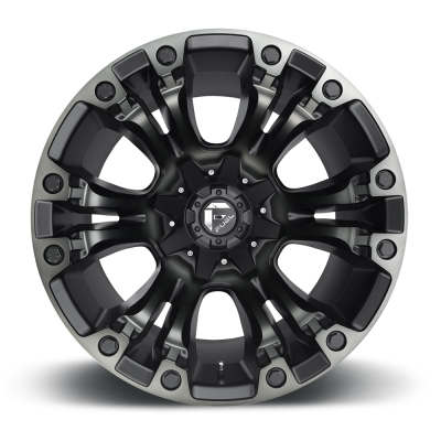 Aluminum Wheels 18X9 Vapor D569 8 On 165.1 Matte Black Double Dark Tint 125.1 Bore 20 Offset Fuel Off Road Wheels