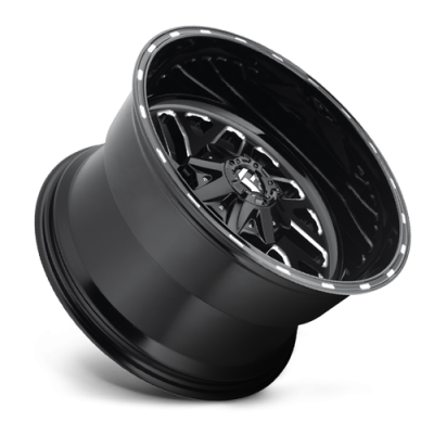 Aluminum Wheels 20X9 Triton D581 6 On 120 Gloss Black Milled 67.06 Bore 7 Offset Mesh Spoke Fuel Off Road Wheels