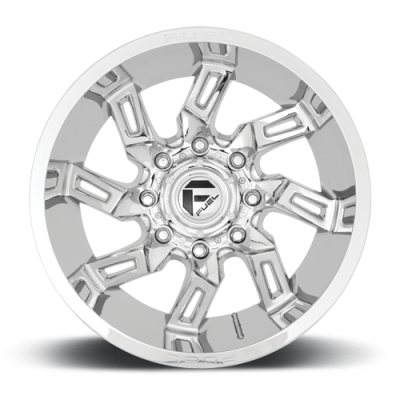 Aluminum Wheels 20X10 Lockdown D746 5 On 139.7 Chrome 78.1 Bore -18 Offset Fuel Off Road Wheels
