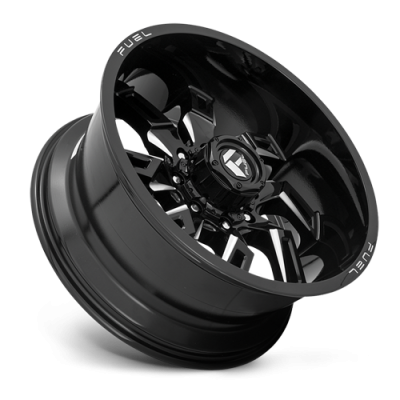 Aluminum Wheels 20X10 Lockdown D747 5 On 139.7 Gloss Black Milled 78.1 Bore -18 Offset Fuel Off Road Wheels