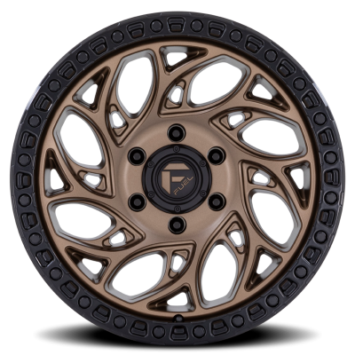 Aluminum Wheels 20X9 Runner OR D841 5 On 139.7 Bronze/Black Ring 78.1 Bore 20 Offset Fuel Off Road Wheels