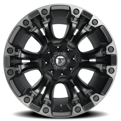 Aluminum Wheels 20X9 Vapor D851 8 On 165.1 Matte Black Gray Tint 125.1 Bore 20 Offset Fuel Off Road Wheels
