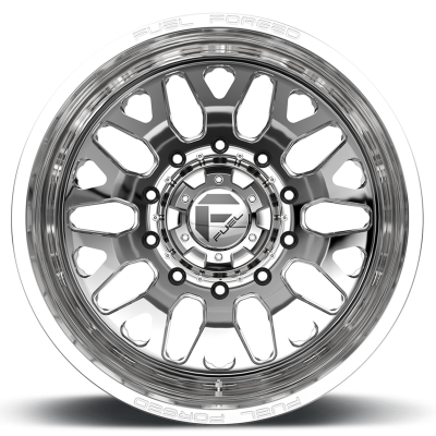 Dually Wheels 20X8.25 FF19D Dually DE19 PO 10 On 225 Polished 170.1 Bore -202 Offset Outer Dually Fuel Off Road Wheels