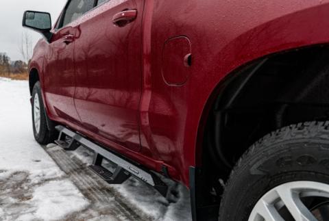 EpYx Step System Cab Length (2 Steps per Side) 2011-2016 Chevy Silverado/GMC Sierra 2500 HD/3500 HD Crew Cab Diesel Engine Textured Black NFab