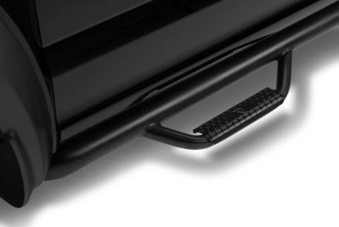 Nerf Step Bar Cab Length (2 Steps per Side) 2017-2026 Ford F-250/F-350 SuperCab Textured Black NFab