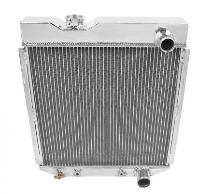 Aluminum Radiator 4 Row 1962-1966 Ford/Mercury Mustang, Shelby, Comet, Falcon, Ranchero (260/289/302/427) (4-Row) Frostbite Cooling
