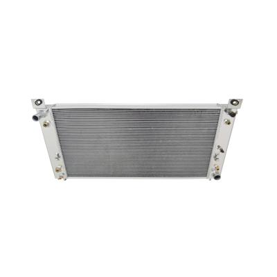 Aluminum Radiator 3 Row 1999-2011 Silverado/Sierra Tahoe Suburban Yukon With Oil And Transmission Cooler Frostbite Cooling