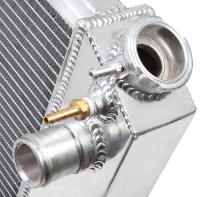 Aluminum Radiator, W/ GM LS Swap 3 Row 1973-1987 Chevy/GMC C10 Truck With GM LS Swap 4.8/5.3/6.0/6.2/7.0L (3-Row) 19 Inch Inch Tall Core Frostbite Cooling