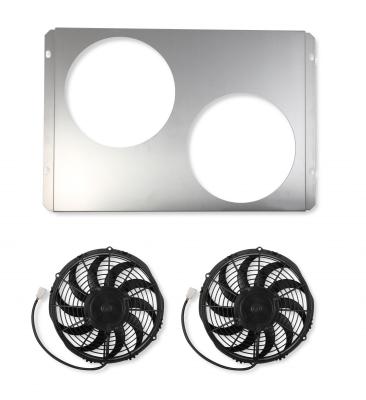 High Performance Fan/Shroud Pkg High Performance Series 2X12 Fan Fan Shroud Dimensions 19-7/8 x 25-7/8 x 1 Frostbite Cooling