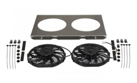 High Performance Fan/Shroud Package 2X12 High Performance For Series Fb222-Fb224 Radiators Frostbite Cooling