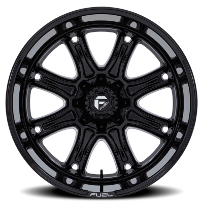 Aluminum Wheels 20X9 Darkstar FC853BE 5 On 139.7/5 On 150 Gloss Black/Milled 110.1 Bore 1 Offset Fuel Off Road Wheels