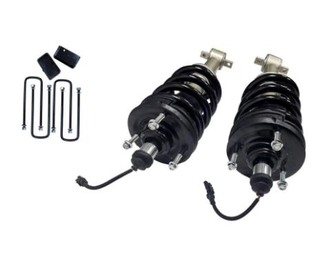 2 Inch Lift Mag Ride Delete Loaded Struts with Rear 2 Inch Blocks Freedom Off-Road