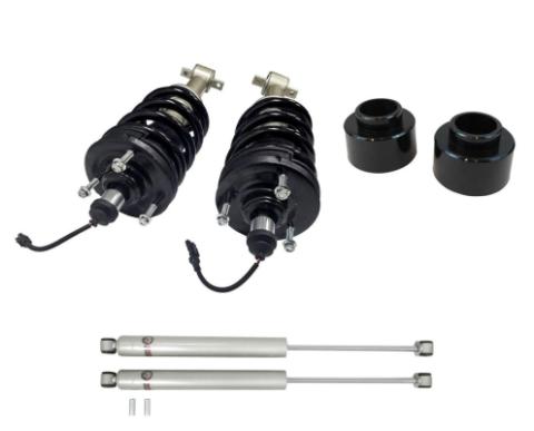 2 Inch Lift Mag Ride Delete Loaded Struts with Rear 2 Inch Spring Spacers and Shocks Freedom Off-Road