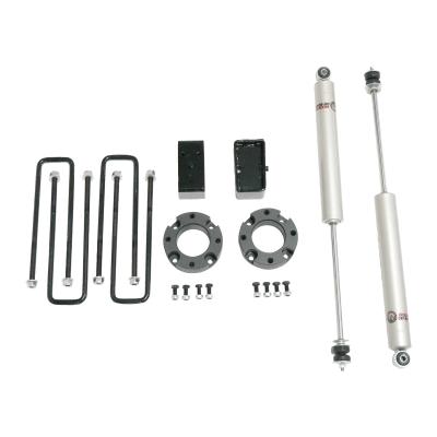 3 Inch Lift Kit Front Spacers w/ Rear Blocks and Shocks 07-21 Toyota Tundra Freedom Off-Road