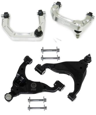 Billet Front Upper Control Arms and OEM Replacement Lower Control Arms for 2-4 Inch Lift 10-24 Toyota 4Runner/11-14 Toyota FJ Cruiser (NON-KDSS) Freedom Off-Road