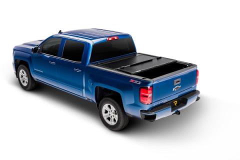 Tonneau Cover Flex 2014-2018 (2019 Legacy/Limited) Chevrolet Silverado/GMC Sierra 5 Foot 9 Inch Bed Crew/Ext Cab Black Textured UnderCover