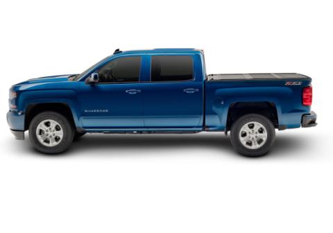 Tonneau Cover Flex 2014-2018 (2019 Legacy/Limited) Chevrolet Silverado/GMC Sierra 5 Foot 9 Inch Bed Crew/Ext Cab Black Textured UnderCover