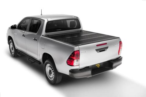 Tonneau Cover Flex 2016-2023 Toyota Tacoma 5 Foot Bed Crew Without Bedside Storage Boxes Black Textured UnderCover