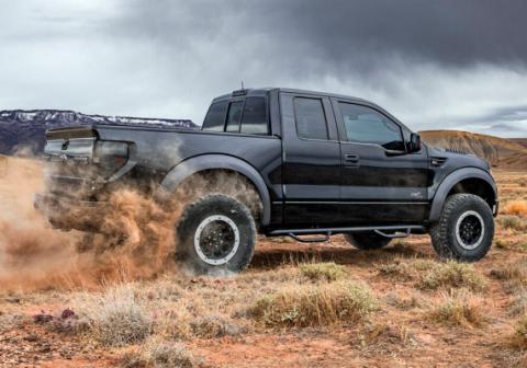 Nerf Step Bar Cab Length (2 Steps per Side) 2015-2022 Chevy Colorado/GMC Canyon Extended Cab Textured Black NFab