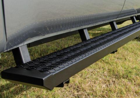 Growler Step System Cab Length (1 Step per Side) 7 Inch Board 2010-2019 Ram 2500/3500 Mega Cab Textured Black NFab