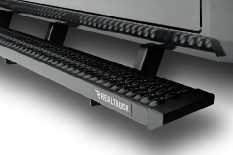 Growler Step System Cab Length (1 Step per Side) 7 Inch Board 2022-2025 Toyota Tundra CrewMax Textured Black NFab