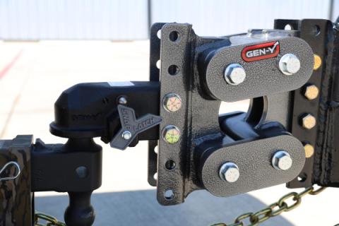 Contractor Torsion Flex Channel Mount Trailer Coupler 2K 3.5K TW 32K Towing Gen Y Hitch