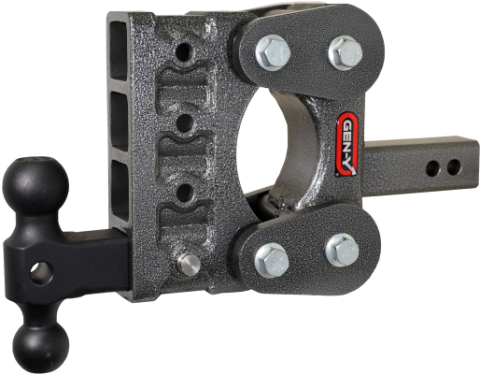 The Boss Torsion Flex 2 Inch Shank 5 Inch Drop 1.1K TW 10K Hitch &amp; GH-031 Dual-Ball Gen Y Hitch