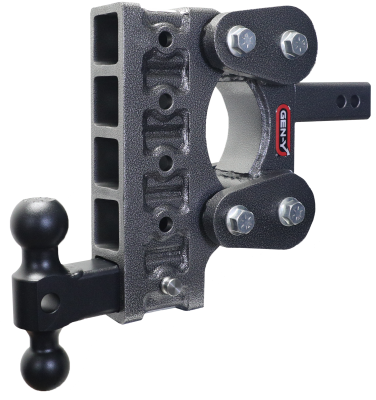 The Boss Torsion Flex 2 Inch Shank 7.5 Inch Drop 1.1K TW 10K Hitch &amp; GH-031 Dual-Ball Gen Y Hitch