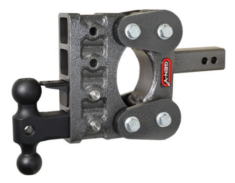 The Boss Torsion Flex 2 Inch Shank 5 Inch Drop 1.1K TW 10K Hitch &amp; GH-031 Dual-Ball &amp; GH-032 Pintle Lock Gen Y Hitch
