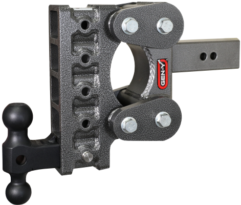 The Boss Torsion Flex 2.5 Inch Shank 7.5 Inch Drop 1.7K TW 16K Hitch &amp; GH-051 Dual-Ball Gen Y Hitch